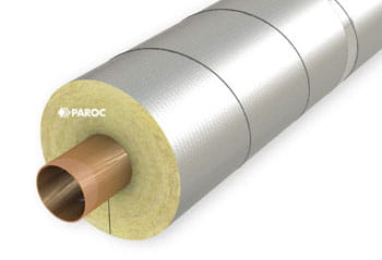 „Paroc“ rekomenduoja ŠVOK vamzdžiams naudoti aliuminio folija dengtus PAROC Hvac gaminius